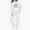 White, variant on Eltusu Girls Winter Outfit Sets, Sports Elastic Waist Long Sleeve Warm Hoodies and Sweatpants Sets Hot Pink Size 2-13T