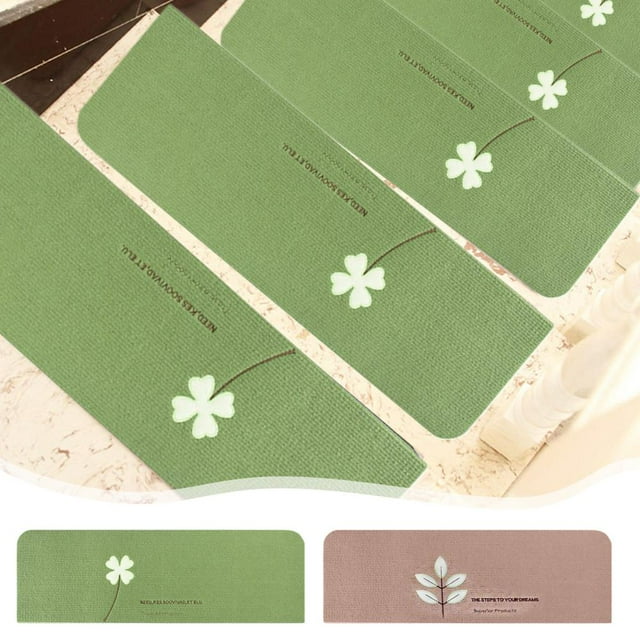 Feltree Non-Slip Self-Adhesive Stair Treads Rug for Indoor and Outdoor Use, Easy to Install & Washable