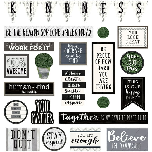 Teacher Created Resources Kindness Motivation Bulletin Board Accents, Multicolor, 28 Count