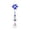 Blue#241, variant on Pet Paw Prism Sun Catcher Wind Chime – Clear Crystal Sphere with Pink Cat & Blue Dog Paw Pendants, Light-Refraction Rainbow Decor for Windows, Porches & Gardens