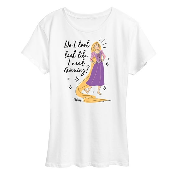 Disney Princess - Rapunzel Rescuing - Women's Short Sleeve Graphic T-Shirt