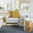 thumbnail image 2 of Mina Victory Life Styles Cotton Knitted 18"x18" Indoor Throw Pillows Set of 2 Yellow, 2 of 6