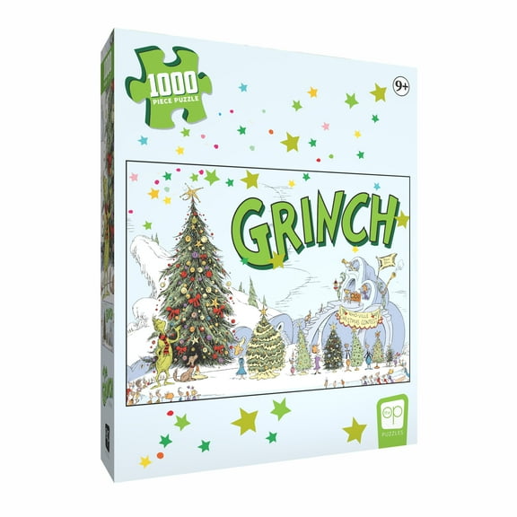 Grinch "Who-Ville Christmas Contest" 1,000 Piece Jigsaw Puzzle, by Usaopoly