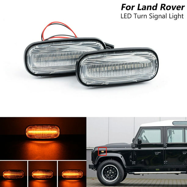 Thrust rytme efterskrift For Land Rover Discovery 2 Freelander Defender LED Side Marker Turn Signal  Light - Walmart.com