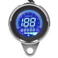 thumbnail image 3 of Velocímetro 0-160 KM/H LCD Digital LED Indicador de velocidad para motocicleta 12V DC Estilo retro cromado, 3 of 8