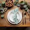 thumbnail image 7 of Washable Cotton And Linen Napkins, Style Napkins Suitable For Wedding Parties Bridal Showers Birthdays Table Decorations (A), 7 of 7