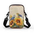 thumbnail image 2 of HELLHERO Shoulder Bag Sunflowers 4.33x1.97x7.09 with Zipper Closed Women for Travel Daily Use Women Adjustable Shoulder Strap, 2 of 5
