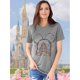 thumbnail image 3 of Camiseta OUMASK Magic Kingdom para mujer con estampado de castillos, 3 of 6
