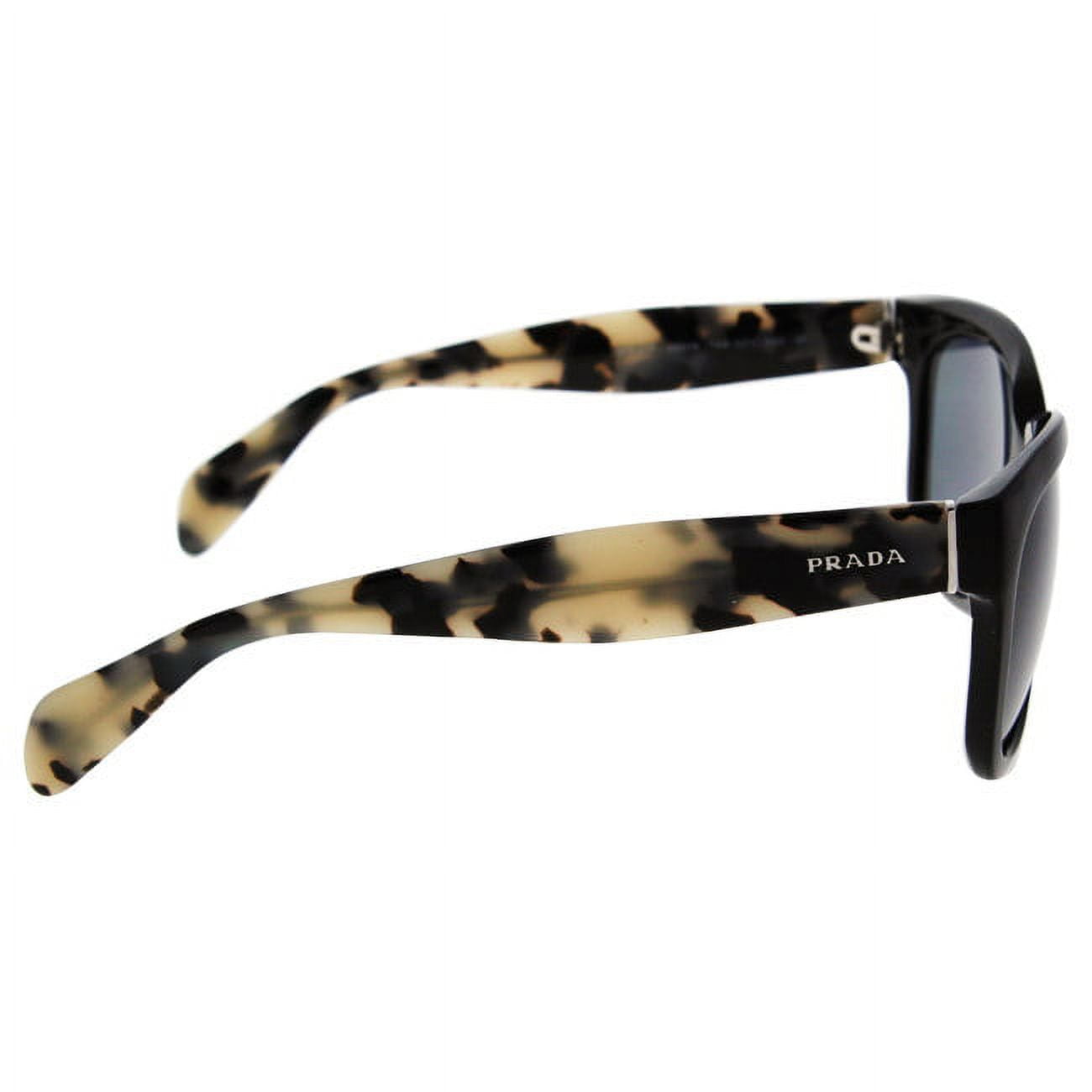 Prada SPR 07P 1AB-5Z1 - Black/Grey Polarized by Prada for