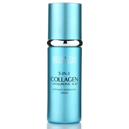 Reventin Collagen Serum with Hyaluronic Acid 1.5 Fl Oz. Hydrating serum targets dry skin, wrinkles, expression lines around