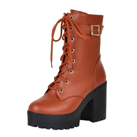 

Ketyyh-chn99 Ankle Boots for Women Dressy Fall Shoes for Women 2024 Women Rhinestone Block Chunky Heel Ankle Bootie Yellow 8.5