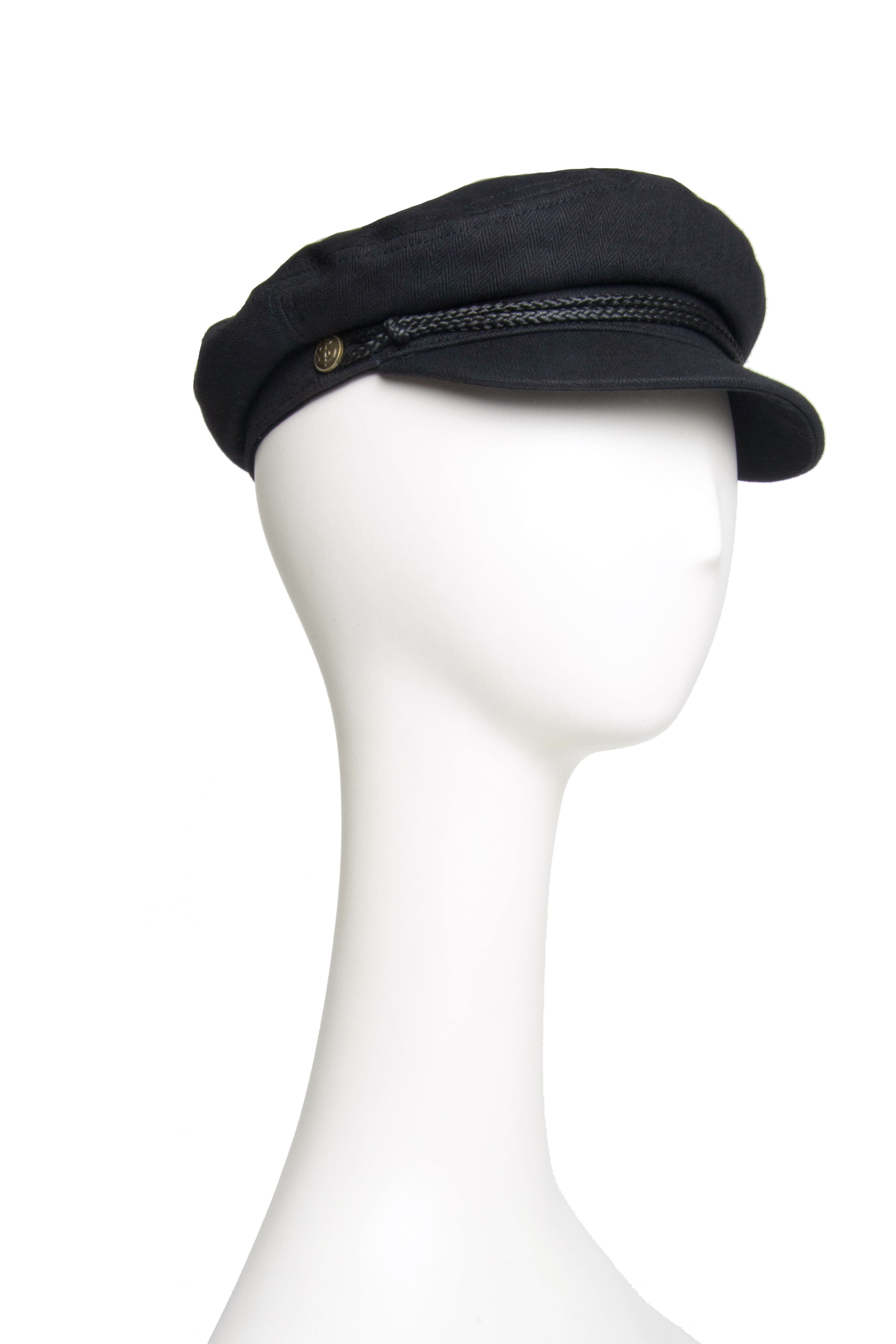 Brixton Unisex Fiddler Cap - Black 