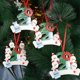 thumbnail image 2 of Adornos navideños Muñeco de nieve Colgante Cuarentena Para Sobreviviente Bendición Regalos Para Escritura A Mano Tarjeta De Nombre Vacaciones Navidad Orna,Style8, 2 of 5