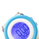 thumbnail image 4 of Inteprter Despertador de campana doble de metal silencioso clásico Despertador LED estéreo simple Electrónica azul claro, 4 of 6