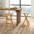 thumbnail image 3 of Aimee Lii Set of 2 No Assembly Outdoor Bar Stools with Countered Seat, Modern Patio Furniture for Outdoor Backyard Pool Deck, 3 of 8