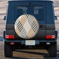 thumbnail image 5 of Kll Geometric Tire Cover,Universal Wheel Tire Cover For Trailer, Rv, Suv, Truck,Camper And Many Vehicle,(15 Inch), 5 of 8