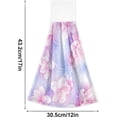 thumbnail image 3 of SKYSONIC 2 PCS Cherry Blossom Festival Hanami Flowers of Sakura Hanging Kitchen Towels Absorbent Hanging Hand Towel, Cute Hand Towel with Hanging Loop, 12"x17", 3 of 6