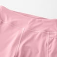 thumbnail image 7 of Eltusu Girls Leggings with pockets, Solid Color Casual Elastic Waist Stretch Girls Pants Pink Size 10-12 T, 7 of 7