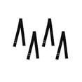 thumbnail image 1 of INSPIRE CHIC Women's Solid ColorClear Invisible Adjustable Bra Shoulder Straps Black-3, 1 of 4