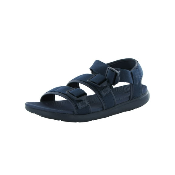 Fitflop Mens Trey Back Strap Sandal Shoes, Midnight Navy, US 13