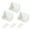 White 3pcs, variant on Opvise Large Tilt Opening Adhesive Wall Mount Plastic Storage Rack - Space-Saving Organizer for Home, Kitchen, Bathroom, Cabinet (11cm x 8cm x 8cm)