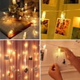 thumbnail image 2 of Casewin 40 LED Photo Clips String Lights, Battery Design, Fairy Twinkle Wedding Party Christmas Home Decor Lights for Hanging Photos Pictures Cards Artwork(13 Ft), 2 of 6