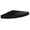 Black, variant on Amore Designs GRD1212WH Wood Shelving Grande White Corner Shelf