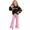 Watermelon Red, variant on Amidoa Girls Sweatsuits 2pcs Sets Fall Winter Clothes Sweatshirt and Flared Sweatpants Back to School Outfits Watermelon Red Size 7-8 Years