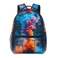 thumbnail image 1 of Balery Modern Art Red And Blue Colors Mochila Escolar Impresa, Mochila Ligera para Viajes Casual, Mochila Duradera y Cómoda Multifuncional, Mochila para Laptop-One Size, 1 of 5