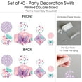thumbnail image 6 of Big Dot of Happiness Beautiful Butterfly - Floral Baby Shower or Birthday Party Hanging Decor - Party Decoration Swirls - Set of 40, 6 of 8