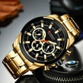 thumbnail image 6 of Curren Casual Sporty Wristwatches Stainless Steel Band Chronograph Clock Men's Watches Luxury Original Quartz Clock Male - Quartz Wristwatches, 6 of 6