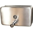 thumbnail image 4 of Genuine Joe Horizontal Soap Dispenser - Manual - 1.25 quart Capacity - Stainless Steel - 24 / Carton, 4 of 4