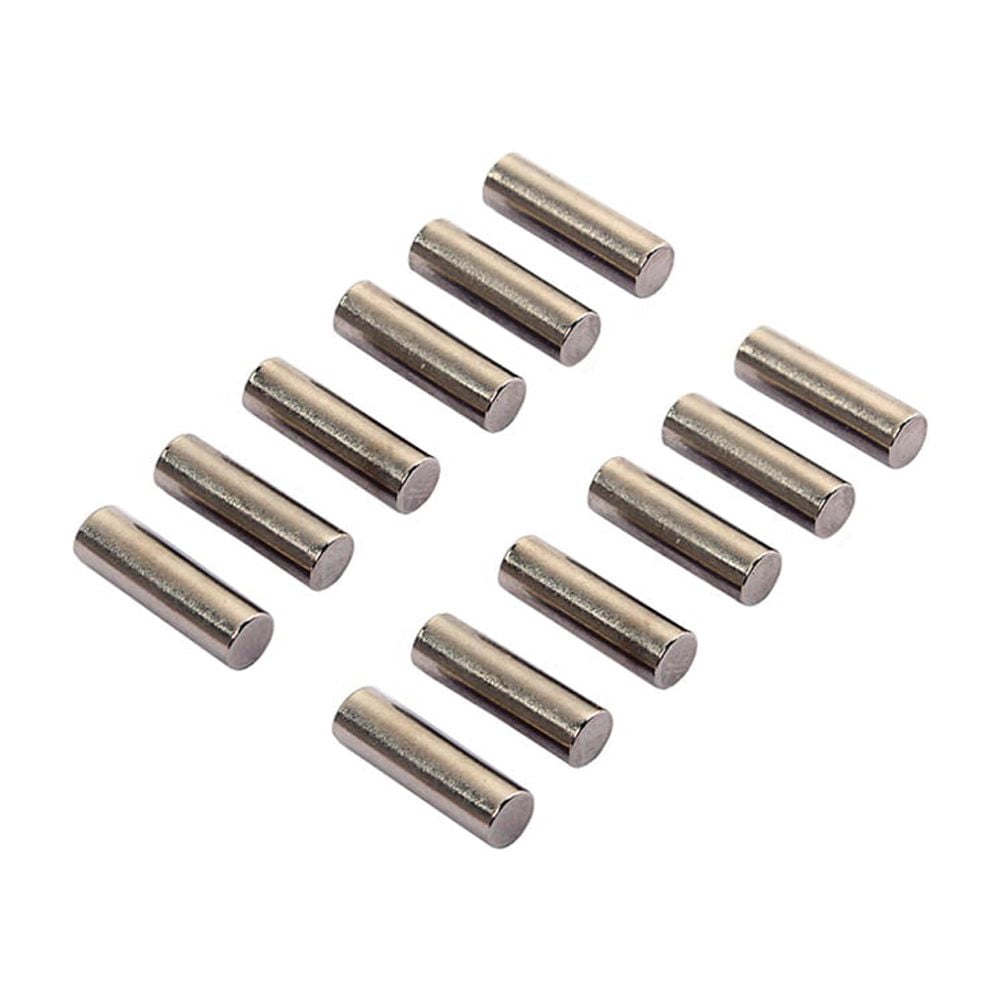 60pcs Professional Pickup Pole Slug Metal Cyclinder Slug Rods for Electric Bass Guitar Replacement 5 x 17.5mm