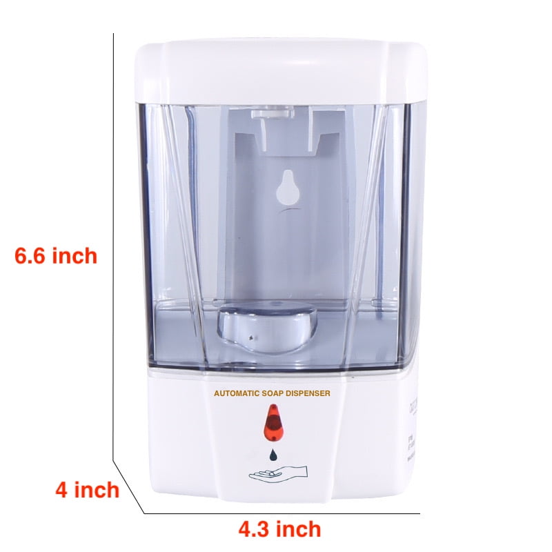 Wall Mounted Automatic Liquid Touchless Soap Dispenser for Bathroom Kitchen, 700ml /23.6oz