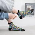 thumbnail image 2 of Fuzoiu Construction Machinery Print Adult Socks, Crew Moisture-wicking Socks, Unisex Cushion Crew Socks,Casual Sports Ankle Socks, 2 of 7