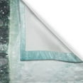 thumbnail image 3 of Ambesonne Winter Kitchen Curtains, Snow and Forest Grunge Look, 55"x45", Sky Blue and Olive Green, 3 of 3