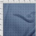 thumbnail image 3 of oneOone Viscose Chiffon Medium Blue Fabric Asian Block Craft Projects Decor Fabric Printed By The Yard 42 Inch Wide, 3 of 5