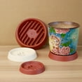 thumbnail image 4 of 3PCS Durable Pp Resin Round Flower Pot Drain Tray Succulent Flower Pot Breathable Base White-S, 4 of 6
