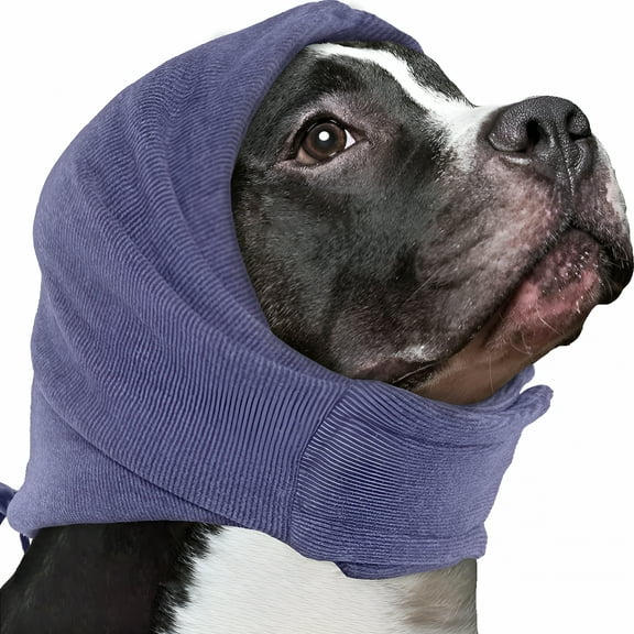 TELOLY Dog Calming Hoodie No Shake Ear Wraps for Dogs Ear Protection Ear Dog Cover Muffs Dog Head Warp Anxiety Relief Dog Ear Wrap Head Cover the Grooming and Force Drying Dog Ear Protector