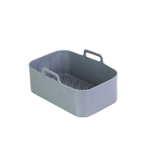 Bandeja de Cocina Yuarrent para freidora de aire silicona reutilizable Gris 1 PC