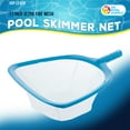 thumbnail image 2 of U.S. Pool Supply Professional Swimming Pool Leaf Skimmer Net with Ultra Fine Mesh Deep Netting Bag Basket - Fast Cleaning of the Finest Debris - Clean Pool Liners, Spas, Ponds and Inflatable Pool, 2 of 5