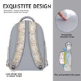 thumbnail image 5 of Cute Shih Tzu Dog and Coffee Pattern Backpack for School,Cute School Bag,Schoolbag with Adjustable Shoulder Straps & Padded Back,15.3"x11"x6.7", 5 of 6