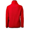 thumbnail image 3 of Women's Cutter & Buck  Red Dayton Flyers Vault Cascade Eco Sherpa Fleece Half-Zip Pullover Jacket, 3 of 3