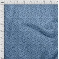 thumbnail image 4 of oneOone Cotton Cambric Medium Blue Fabric Asian Floral Block Craft Projects Decor Fabric Printed By The Yard 56 Inch Wide, 4 of 4