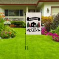 thumbnail image 4 of Cabin decor gift cabin house gift lake house decor sign new cabin gift cabin housewarming gift vacation home gift cabin house garden banner flag mountain cabin sign, 4 of 5