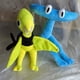 thumbnail image 4 of 25cm Roblox Rainbow Friends Capítulo 2 Dinosaurio Azul Amarillo Peluche Decoración Linda Para Los Niños Fans, 4 of 4