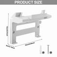thumbnail image 2 of Mount for Gen 3, Router Bracket Plastic Router Wall Mounting Kit Accessories for V3 & Gen 3 Router,1 x Router Bracket,White, 2 of 7