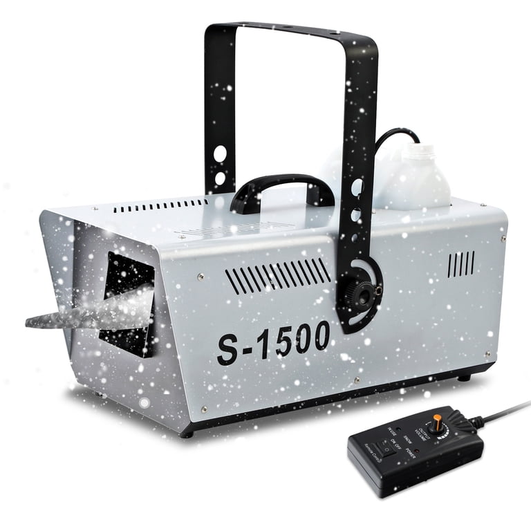Electronic Snow Storm Machine - Double Blowing Paper Snowflake Magic Trick Prop For Stage Performances