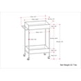 thumbnail image 6 of Simpli Home Simons Bar Cart in Natural, 6 of 9