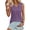 Purple, variant on MOSHU Summer Tank Tops for Women Plus Size V Neck Sleeveless Tops Loose Fit Dressy Casual Shirts